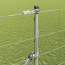 vidaXL Legelőkerítés Ezüst 25 x 1.5 m Horganyzott acél