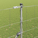 vidaXL Legelőkerítés Ezüst 25 x 1.6 m Horganyzott acél