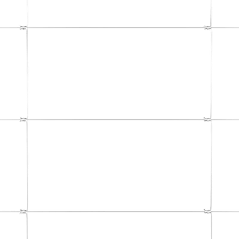 vidaXL Legelőkerítés Ezüst 25 x 1.6 m Horganyzott acél
