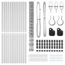 vidaXL Legelőkerítés Ezüst 25 x 1.6 m Horganyzott acél