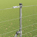 vidaXL Legelőkerítés Ezüst 25 x 1.6 m Horganyzott acél