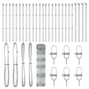 vidaXL Legelőkerítés Ezüst 50 x 0.8 m Horganyzott acél