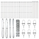 vidaXL Legelőkerítés Ezüst 50 x 0.8 m Horganyzott acél