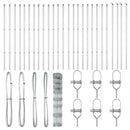 vidaXL Legelőkerítés Ezüst 50 x 1 m Horganyzott acél