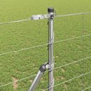 vidaXL Legelőkerítés Ezüst 50 x 1.2 m Horganyzott acél