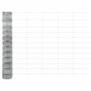 vidaXL Legelőkerítés Ezüst 50 x 1.2 m Horganyzott acél