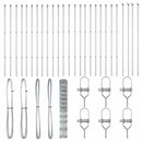 vidaXL Legelőkerítés Ezüst 50 x 1.4 m Horganyzott acél