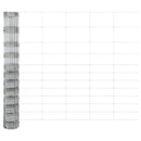 vidaXL Legelőkerítés Ezüst 50 x 1.4 m Horganyzott acél