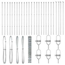 vidaXL Legelőkerítés Ezüst 50 x 1.4 m Horganyzott acél