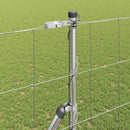 vidaXL Legelőkerítés Ezüst 50 x 1.5 m Horganyzott acél