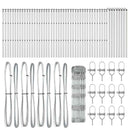 vidaXL Legelőkerítés Ezüst 100 x 0.8 m Horganyzott acél