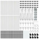 vidaXL Legelőkerítés Ezüst 100 x 0.8 m Horganyzott acél