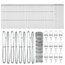 vidaXL Legelőkerítés Ezüst 100 x 0.8 m Horganyzott acél