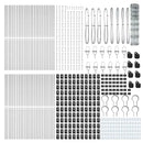 vidaXL Legelőkerítés Ezüst 100 x 1 m Horganyzott acél