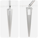 vidaXL Legelőkerítés Ezüst 25 x 0.8 m Horganyzott acél