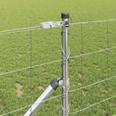 vidaXL Legelőkerítés Ezüst 25 x 1 m Horganyzott acél