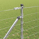 vidaXL Legelőkerítés Ezüst 25 x 1.2 m Horganyzott acél