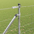 vidaXL Legelőkerítés Ezüst 25 x 1.2 m Horganyzott acél