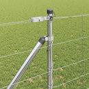 vidaXL Legelőkerítés Ezüst 25 x 1.2 m Horganyzott acél