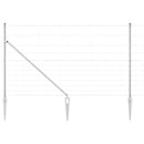 vidaXL Legelőkerítés Ezüst 25 x 1.4 m Horganyzott acél