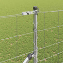 vidaXL Legelőkerítés Ezüst 25 x 1.4 m Horganyzott acél