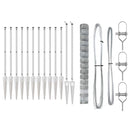 vidaXL Legelőkerítés Ezüst 25 x 1.4 m Horganyzott acél