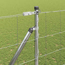 vidaXL Legelőkerítés Ezüst 25 x 1.6 m Horganyzott acél