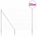 vidaXL Hevederes drótkerítés tüskékkel 25 x 1,6 m Horganyzott Acél