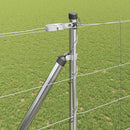 vidaXL Legelőkerítés Ezüst 25 x 1.6 m Horganyzott acél