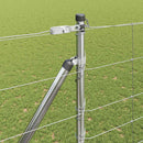 vidaXL Legelőkerítés Ezüst 25 x 1.6 m Horganyzott acél