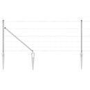 vidaXL Legelőkerítés Ezüst 50 x 0.8 m Horganyzott acél