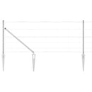 vidaXL Legelőkerítés Ezüst 50 x 0.8 m Horganyzott acél