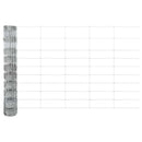 vidaXL Legelőkerítés Ezüst 50 x 1 m Horganyzott acél