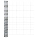 vidaXL Legelőkerítés Ezüst 50 x 1.4 m Horganyzott acél