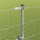 vidaXL Legelőkerítés Ezüst 50 x 1.5 m Horganyzott acél