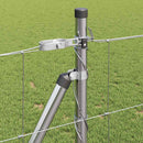 vidaXL Legelőkerítés Ezüst 25 x 1 m Horganyzott acél