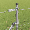 vidaXL Legelőkerítés Ezüst 25 x 1.2 m Horganyzott acél