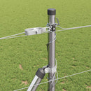 vidaXL Legelőkerítés Ezüst 25 x 1.2 m Horganyzott acél