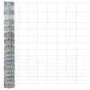 vidaXL Legelőkerítés Ezüst 25 x 1.2 m Horganyzott acél