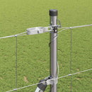 vidaXL Legelőkerítés Ezüst 25 x 1.4 m Horganyzott acél