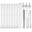 vidaXL Legelőkerítés Ezüst 25 x 1.4 m Horganyzott acél