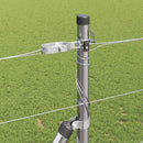 vidaXL Legelőkerítés Ezüst 25 x 1.4 m Horganyzott acél