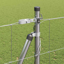 vidaXL Legelőkerítés Ezüst 25 x 1.5 m Horganyzott acél