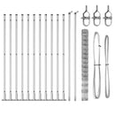 vidaXL Legelőkerítés Ezüst 25 x 1.6 m Horganyzott acél