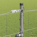 vidaXL Legelőkerítés Ezüst 25 x 1.6 m Horganyzott acél