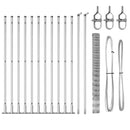 vidaXL Legelőkerítés Ezüst 25 x 1.6 m Horganyzott acél