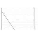 vidaXL Legelőkerítés Ezüst 25 x 1.6 m Horganyzott acél