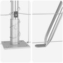 vidaXL Hegesztett Drótháló Beton Alappal 50 x 0,8 m (Sz x M)