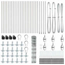 vidaXL Legelőkerítés Ezüst 50 x 1 m Horganyzott acél