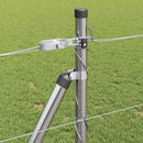 vidaXL Legelőkerítés Ezüst 50 x 1 m Horganyzott acél